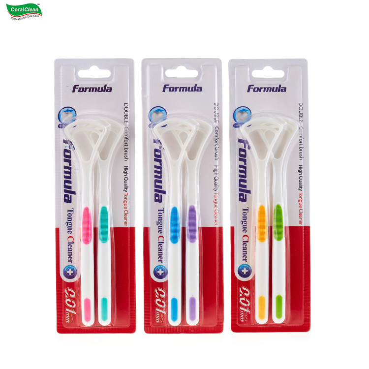 Скребок для языка OEM для гигиены полости рта