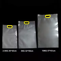 Sacs sous vide transparents imprimés en plastique pour emballage alimentaire, résistants à l'humidité, pour céréales, chewing-gums et aliments pour animaux de compagnie, disponibles en 1kg, 2kg, 5kg, 10kg