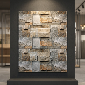 300x600mm 30x60cm Carreaux muraux en marbre céramique porcelaine gris clair antidérapant pour l'élévation extérieure de la tour - Product Image 5