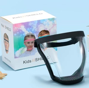<span class=keywords><strong>Masque</strong></span> facial Transparent en petg et polycarbonate, <span class=keywords><strong>visière</strong></span> de football grise - Product Image 2