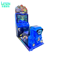 Machine de jeu vidéo d'arcade pour enfants, simulateur de course automobile à monnayeur