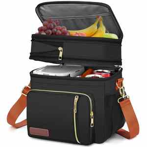 Designer Bags Large Soft Cooler Bag <b>Insulated</b> <b>Lunch</b> <b>Box</b> Backpack with Zippered Dispensing Lid Outdoor for Campus Cooler Bag - Product Image 1