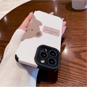 Mignon Ours Rose Impression Souple TPU En Cuir Artificiel Housse de Téléphone Portable pour Iphone 7 8 X Xr Xs 11 12 13 14 15 16 17 Pro Max - Product Image 4