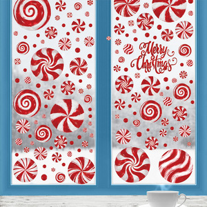 Pegatinas Navideñas de <span class=keywords><strong>Minecraft</strong></span> de Alta Calidad para Ventanas, Calcomanías Modernas de PVC Removibles para Decoración del Hogar, Sala de Estar y Dormitorio - Product Image 1