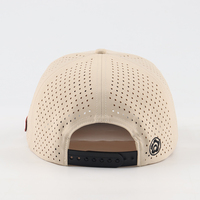 Gorra de Golf Personalizada de 5 Paneles con Logotipo Bordado en 3D, Impermeable, con Orificios de Ventilación Cortados con Láser, Transpirable, Estilo Urbano