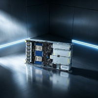 Serveur 7U Rack ESC A8A-E12U double EPYC 9005, 8 accélérateurs MI325X, 24 DDR5, 10 NVMe PCIe 5.0, double LAN 10 Gb, calcul AI HPC, en stock