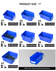Contenitori <span class=keywords><strong>a</strong></span> Parete LEADLOONG Pronti per la Spedizione, Contenitori Scorrevoli per Magazzino, per Viti, Dadi, Ferramenta ed Elettronica - Product Image 2