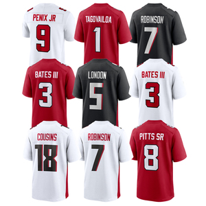 Camiseta de Fútbol Americano Cosida para Hombre 2026, Bijan Robinson, Drake London, Jalon Walker, Kirk Cousins, Kyle Pitts Sr, Michael Penix Jr, Tallas S-3XL - Product Image 1