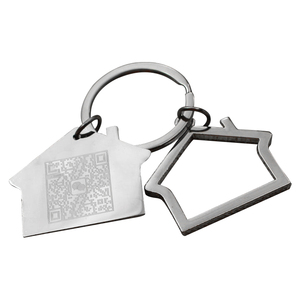 Publicité promotionnelle cadeaux souvenirs maison porte-clés porte-anneau porte-clés en métal maison personnalisé <span class=keywords><strong>immobilier</strong></span> porte-clés - Product Image 6