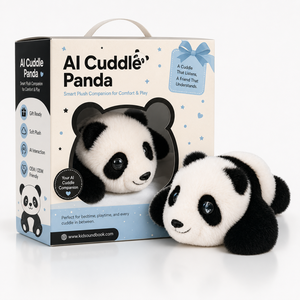 ของเล่นตุ๊กตาผ้าฝ้ายโพลีเอสเตอร์แบบโต้ตอบด้วย AI ตอบสนองการสัมผัส แสดงอารมณ์ด้วยดวงตา มีเสียงประกอบ เสริมพัฒนาการทางประสาทสัมผัส เป็นเพื่อนเล่น - Product Image 1