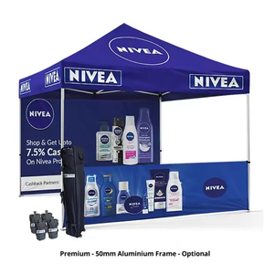 Lều che nắng chắc chắn, loại dựng nhanh, in kỹ thuật số, dùng cho tuyên truyền - Product Image 3