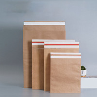 Sacs enveloppes en papier kraft biodégradables et durables pour vêtements, livraison express, sacs auto-adhésifs