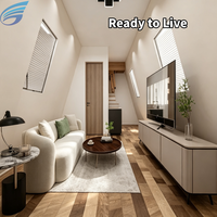 Villa moderne en structure légère en acier, maison préfabriquée, chambre, cuisine, salle de bain, kit de maison modulaire DIY pour usage résidentiel, installation rapide