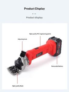 Tondeuses électriques professionnelles haute puissance pour moutons, chèvres et <span class=keywords><strong>agneaux</strong></span>, en acier inoxydable, 220V, pour la tonte de la laine - Product Image 4