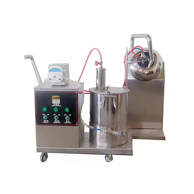 Máquina de pulverização líquida comercial portátil do pulverizador do revestimento dos doces do xarope do açúcar para o revestimento do açúcar