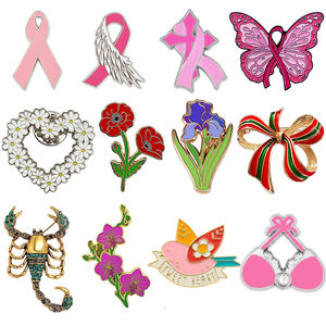 カスタムロゴ鋳造ハードエナメル金属ピンラペルブローチサウジアラビア建国記念日かわいいファッションフラワーフルーツラブ女性男性 - Product Image 1