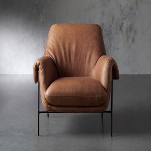 Chaise de salle à manger en cuir moderne de haute qualité au meilleur prix pour bureau à domicile avec hauteur réglable - Product Image 3