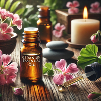 Minyak Geranium 100% Murni Alami, Minyak Esensial Distilasi Uap, Aroma Kosmetik, Aromaterapi, Untuk Semua Jenis Kulit