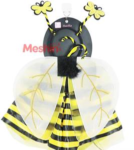 Costume d'Anime pour Enfants MS Bumble Bee, Ensemble Jupe Tutu, Ailes, Antennes, Bandeau, Déguisement pour Halloween, Festival, Carnaval, Soirée - Product Image 1