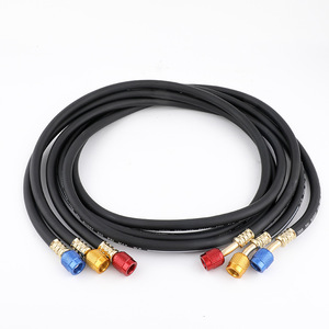 Car Air Conditioning Refrigerant <b>Gauge</b> R134A R22 R410 Dual Pressure <b>Gauge</b> With Hoses For Automotive And Household Use - Product Image 3