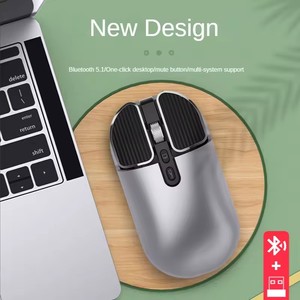 Souris sans fil M203 2.4G double mode BT 5.0 rechargeable silencieuse longue autonomie multi-boutons pour ordinateur PC portable - Product Image 3