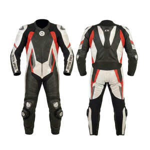 Motorbike Racing Suit Leather <b>Waterproof</b> Summer Protective Breathable Custom Logo One Piece Suit - Product Image 1