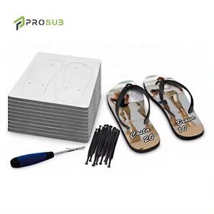 Prosub批发升华人字拖毛坯廉价男女沙滩休闲升华拖鞋 - Product Image 6