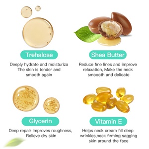 Crema hidratante para el cuello de manteca de karité para estiramiento de la piel antienvejecimiento OEM, crema reafirmante para el cuello y la barbilla Doble - Product Image 4