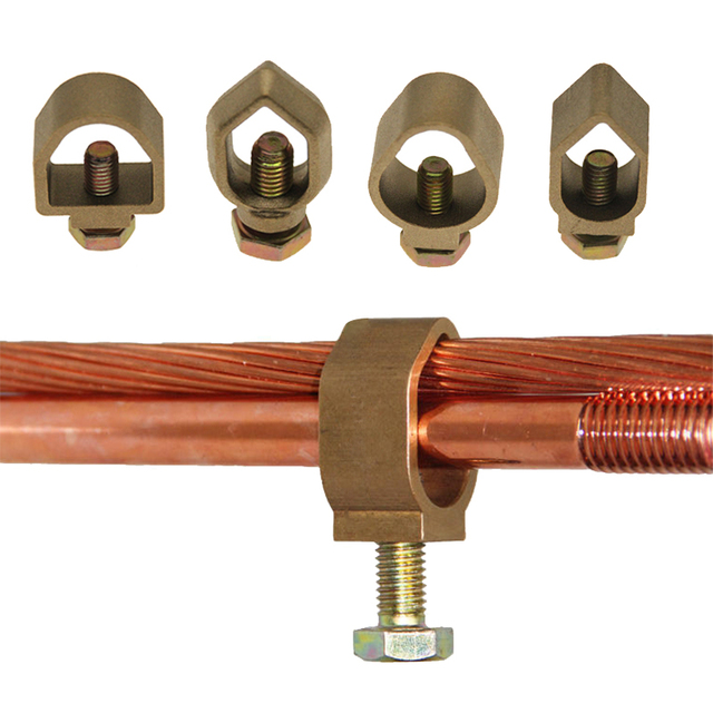 Custom Specification Ground Connector Engineering Construction Earthing System 3/4" Grounding Earthing a Clamp