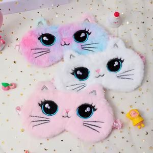 Antifaz de Peluche Elástico para Dormir, con Cuernos Lindos, Suave y Esponjoso, Divertido y Novedoso, con Diseño de Animal - Product Image 4