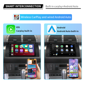 Écran de voiture 9 pouces Android 8 + 128GB GPS DVR DSP WIFI 4G Navigation lecteur multimédia de voiture pour <span class=keywords><strong>BMW</strong></span> - Product Image 4