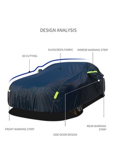Wholesale Best Selling <strong>Car</strong> Exterior Accessories <strong>Car</strong> <strong>Cover</strong> Polyester Black <strong>Car</strong> <strong>Cover</strong> - Product Image 3