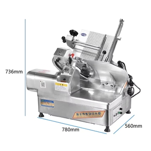 Affettatrice PF Efficiente a Spessore Regolabile per Ristoranti e Macellerie, per Prosciutto, Formaggio, <span class=keywords><strong>Pancetta</strong></span>, Salsicce e Carne Congelata - Product Image 4