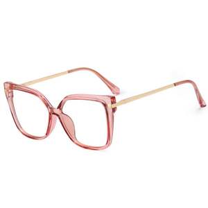 Nouvelles montures de lunettes optiques roses personnalisées avec logo, pour femmes, carrées, anti-lumière bleue, pour ordinateur - Product Image 5