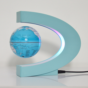 Macaroon Bản Đồ Thế Giới Nổi Từ Tính Màu Xanh Dương Hàng Mới Về Cho Màn Hình Để Bàn - Product Image 4