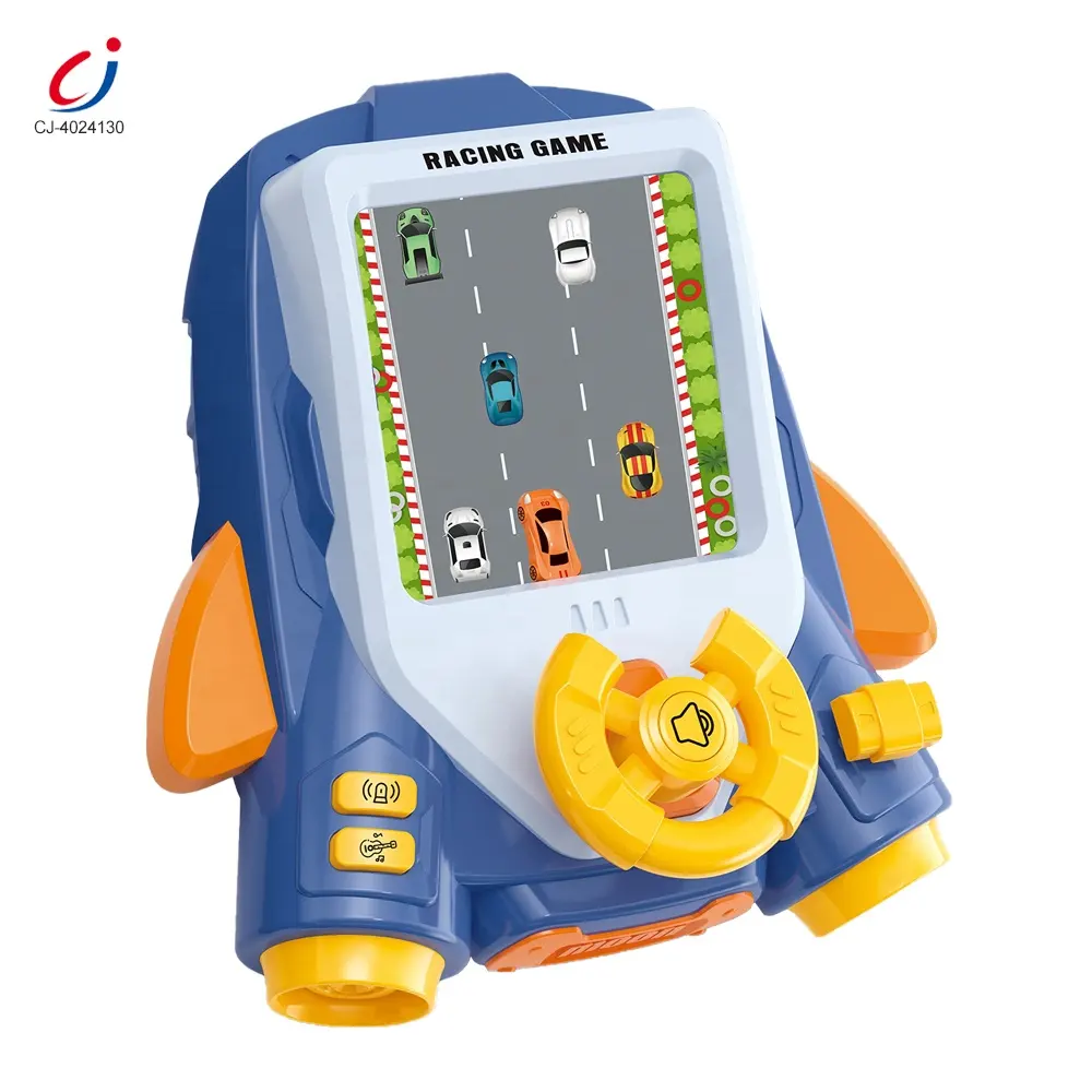Новый продукт Chengji идеи детский руль имитация вождения игрушка 2023 автомобиль гоночный приключенческая игра детский руль игрушка