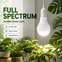 Lámpara de Cultivo LED de Espectro Completo ZhonNa E27, Resistente al Agua, con Aislamiento Térmico Tipo Invernadero, para Flores