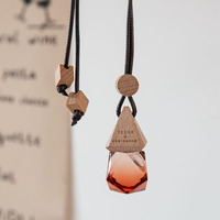 Pendentif de bouteille suspendue automatique écologique désodorisant parfum voiture diffuseur de liquide de parfum orange à la mode