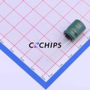 Condensador Electrolítico de Aluminio de Orificio Pasante RC400M6R8LO10*13TH-2A1E, Orificio Pasante, D10xL13mm 6.8uF 20% 400V 5mm - Product Image 2