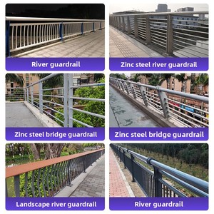 Belediye paslanmaz çelik anti-çarpışma korkuluk üst geçit yol trafik güvenliği koruma bariyeri manzara korkuluk - Product Image 3