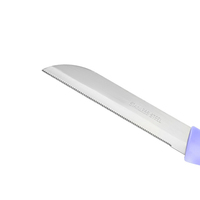 Ensemble de 12 couteaux de cuisine en acier inoxydable pour fruits, pain, épluchage, steak, couteau utilitaire, couteau de chef pour la cuisine