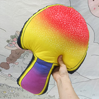 Coussin champignon personnalisé d'Halloween Vente en gros Coussin jetable Jouets mous Oreiller champignon Jouets en peluche avec logo imprimé par sublimation