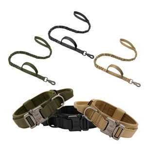 <span class=keywords><strong>Collar</strong></span> de Perro Antiguo de 3.8cm para Perros Grandes, para Senderismo y Entrenamiento al Aire Libre, Color Verde, Hebilla de Metal, <span class=keywords><strong>Collar</strong></span> Táctico de Nailon Resistente con Asa - Product Image 1
