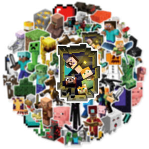 สติกเกอร์กราฟฟิตีรูปการ์ตูน50ชิ้นอินเทรนด์ส่วนบุคคลตกแต่งถ้วยน้ำแท็บเล็ตโทรศัพท์สติกเกอร์กันน้ำ - Product Image 3