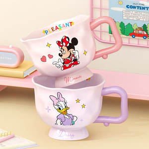 Mug en céramique Mickey Mouse avec poignée, design cartoon, pour café, thé, petit-déjeuner, cadeau pour couple, printemps 2025 - Product Image 5
