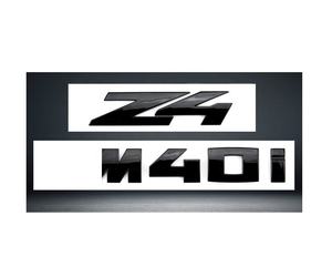 Badge de coffre Z4 M40I bleu et rouge tricolore M noir brillant ABS pour <span class=keywords><strong>BMW</strong></span> - Product Image 1