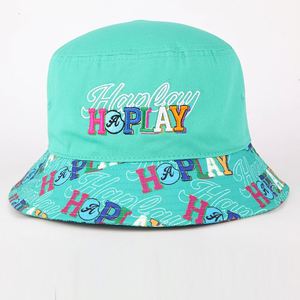 Diseñador de moda Reversible Sombrero con logotipo personalizado Todo impreso y bordado Sombrero de pescador - Product Image 3