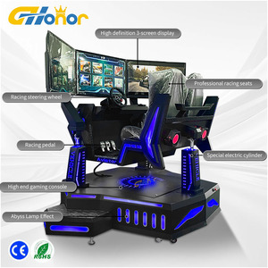 Simulateur de conduite de voiture, machine de jeu de course de voiture, VR d'intérieur, machine de conduite 9D VR, simulateur de mouvement de siège de course - Product Image 4