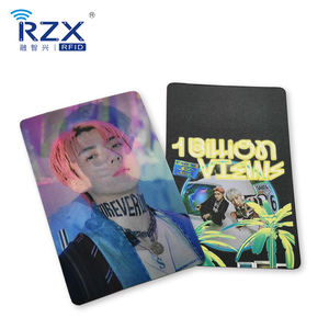 RZX ISO Fábrica Direta CR80 Personalizado Imprimível Cartão PVC Plástico <span class=keywords><strong>Lenticular</strong></span> 3D Saudação/Natal/Evento/Fã Reunião Pronto para Enviar - Product Image 6