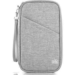 Cartera de Viaje Impermeable Antirrobo con Bloqueo RFID, Organizador de Documentos de Viaje, Estuche para Tarjetas de Crédito - Product Image 1